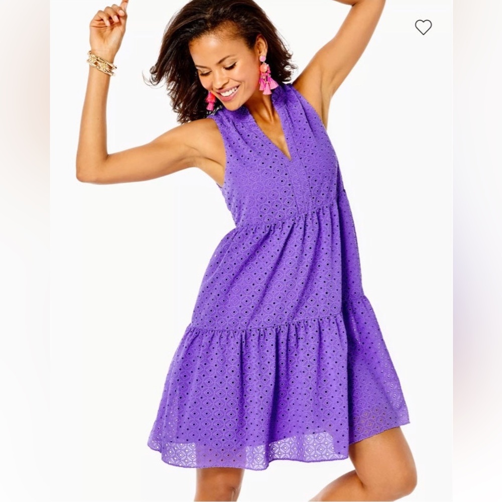 Beautiful NWT mystical purple Novella Dress by Lily Pulitzer. Never worn.